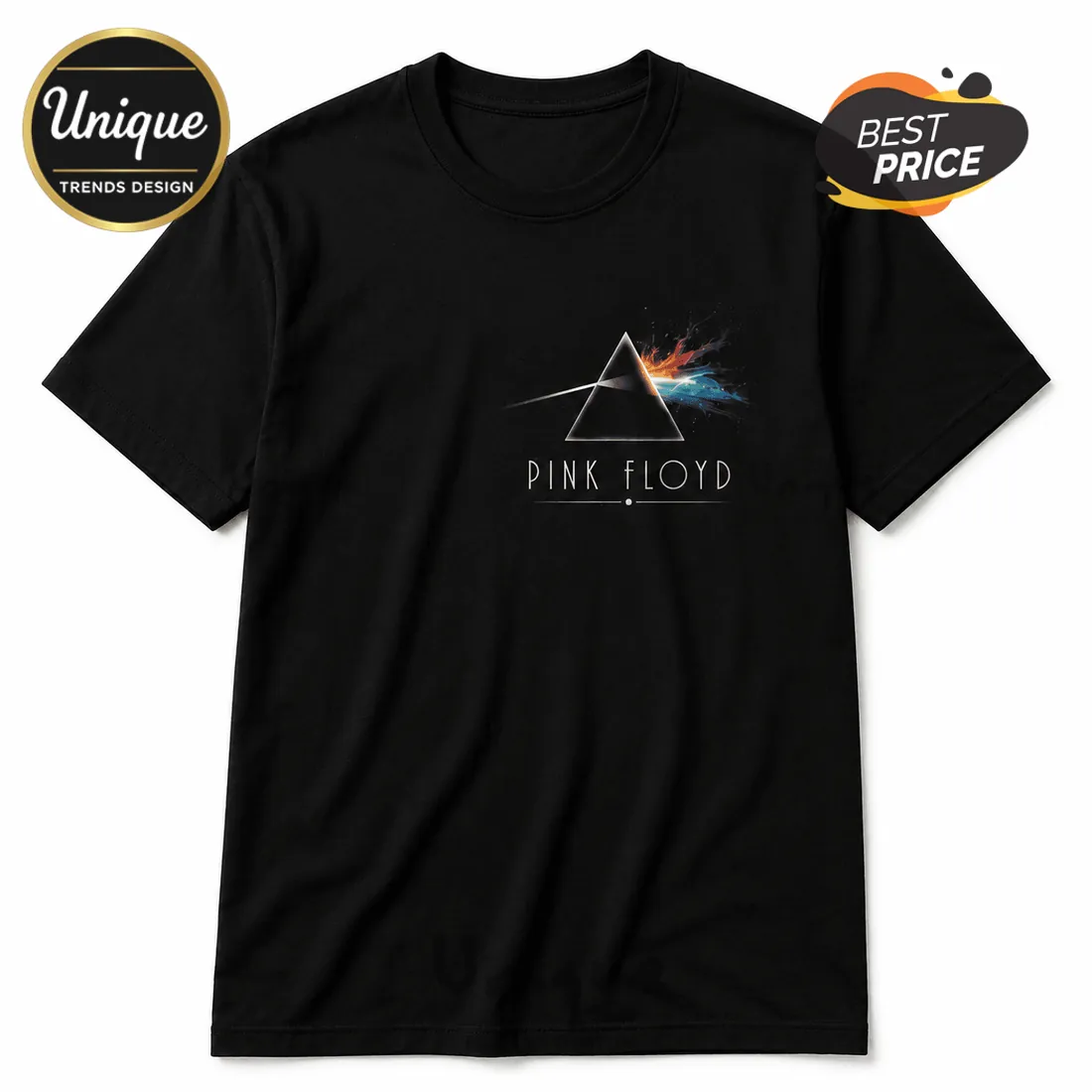 Pink Floyd Dark Side Of The Moon Celestial Prism Art Black Shirt Pink Floyd Dark Side Of The Moon Celestial Prism Art Black Shirt