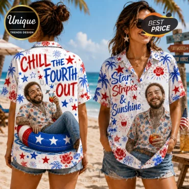 Post Malone Chill The Fourth Out Hawaiian Shirt 2026 Post Malone Chill The Fourth Out Hawaiian Shirt 2026