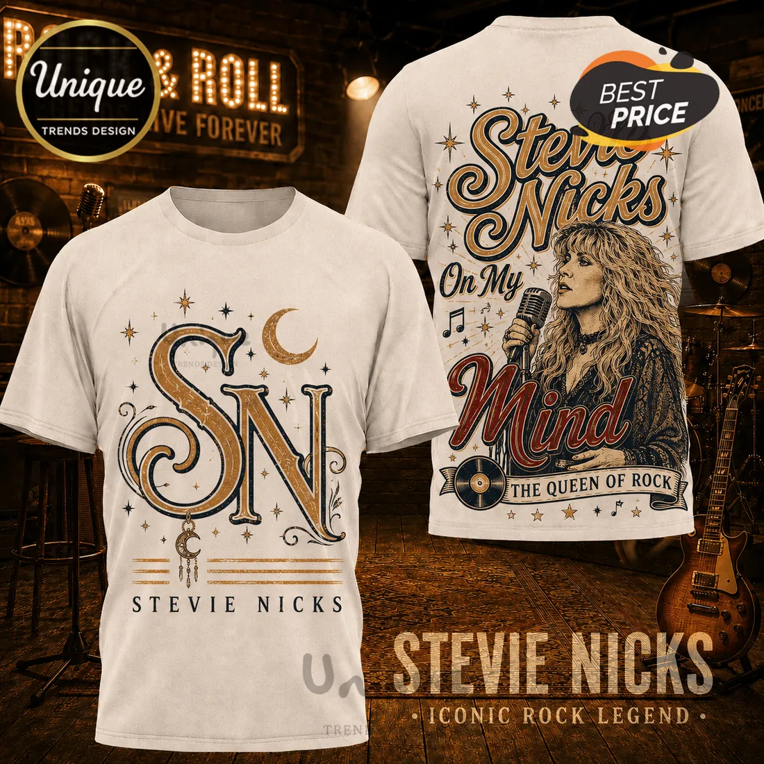 Premium Stevie Nicks Queen Of Rock Cream Shirt Premium Stevie Nicks Queen Of Rock Cream Shirt