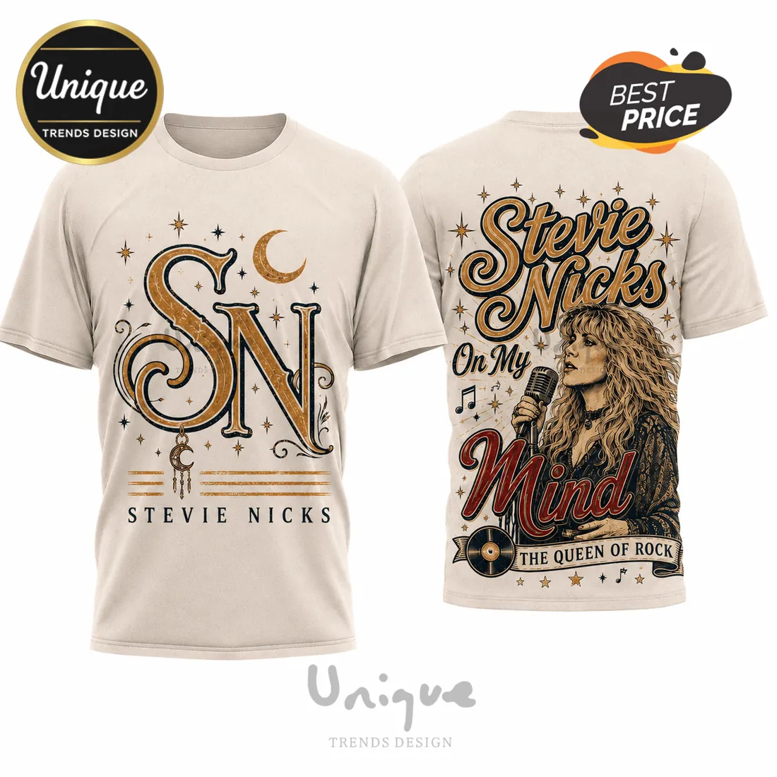 Premium Stevie Nicks Queen Of Rock Cream Shirt Premium Stevie Nicks Queen Of Rock Cream Shirt