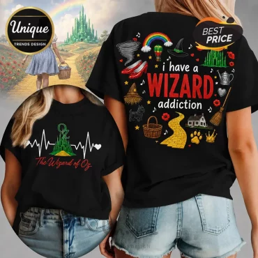 Premium The Wizard of Oz Heartbeat and Icons Shirt