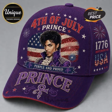 Prince 4th of July American Legend Purple and Proud Baseball Cap