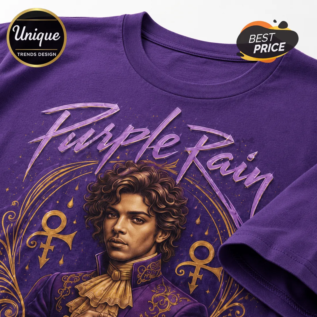 Prince Purple Rain 10th Anniversary Legacy Collectible Graphic T-Shirt Prince Purple Rain 10th Anniversary Legacy Collectible Graphic T-Shirt