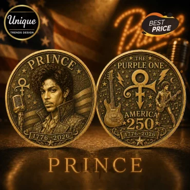 Prince The Purple One America 250th Anniversary Commemorative Coin Prince The Purple One America 250th Anniversary Commemorative Coin
