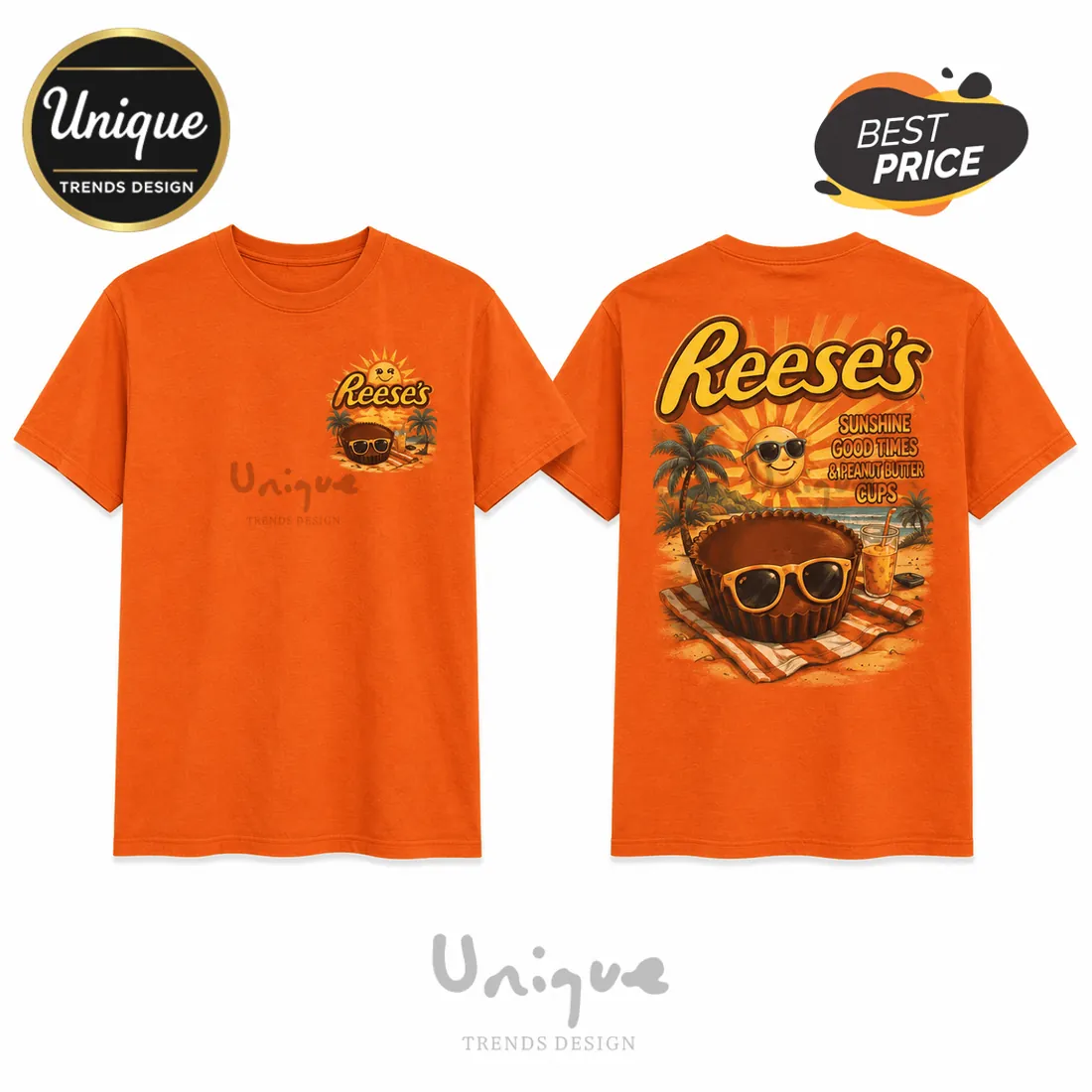Reese’s Peanut Butter Cup Orange T-Shirt Reese’s Peanut Butter Cup Orange T-Shirt