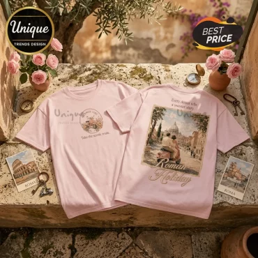 Roman Holiday Summer Vibes 2026 Cotton T-Shirt