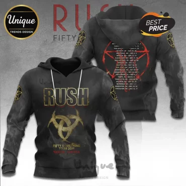 Rush Fifty Something Tour 2026 Concert Anniversary Hoodie