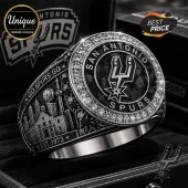 San Antonio Spurs Est 1973 Commemorative Silver Championship Ring