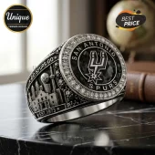 San Antonio Spurs Est 1973 Commemorative Silver Championship Ring