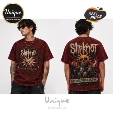 Slipknot Chaos Never Takes A Vacation Tie Dye T-Shirt