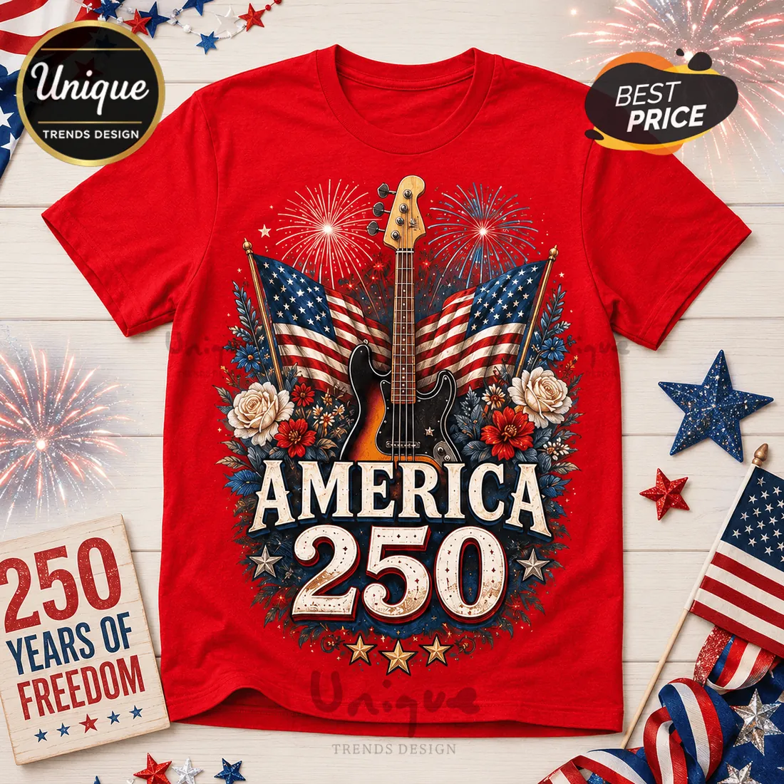 Sting x America 250 Years of Freedom Anniversary T-Shirt Sting x America 250 Years of Freedom Anniversary T-Shirt