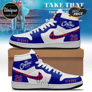 Take That The Circus Live 26 Air Jordan 1 High Top Sneakers