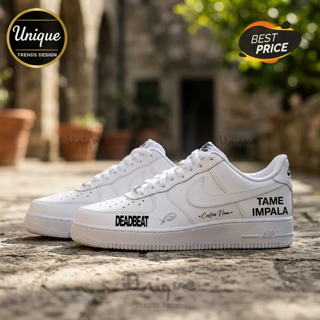 Tame Impala x Deadbeat Tour 2026 Custom Air Force 1 Sneakers Tame Impala x Deadbeat Tour 2026 Custom Air Force 1 Sneakers