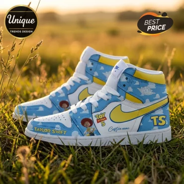 Taylor Swift x Toy Story 5 I Knew It Blue Collectible High Top Sneakers