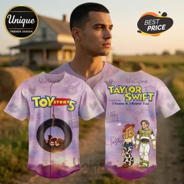 Taylor Swift x Toy Story 5 I Knew It I Knew You Baseball Jersey