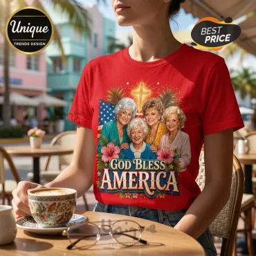 The Golden Girls One Nation Under God Red T-Shirt
