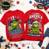 The Grinch x America 250 Years of Freedom Graphic T-Shirt