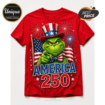 The Grinch x America 250 Years of Freedom Graphic T-Shirt