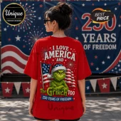 The Grinch x America 250 Years of Freedom Graphic T-Shirt