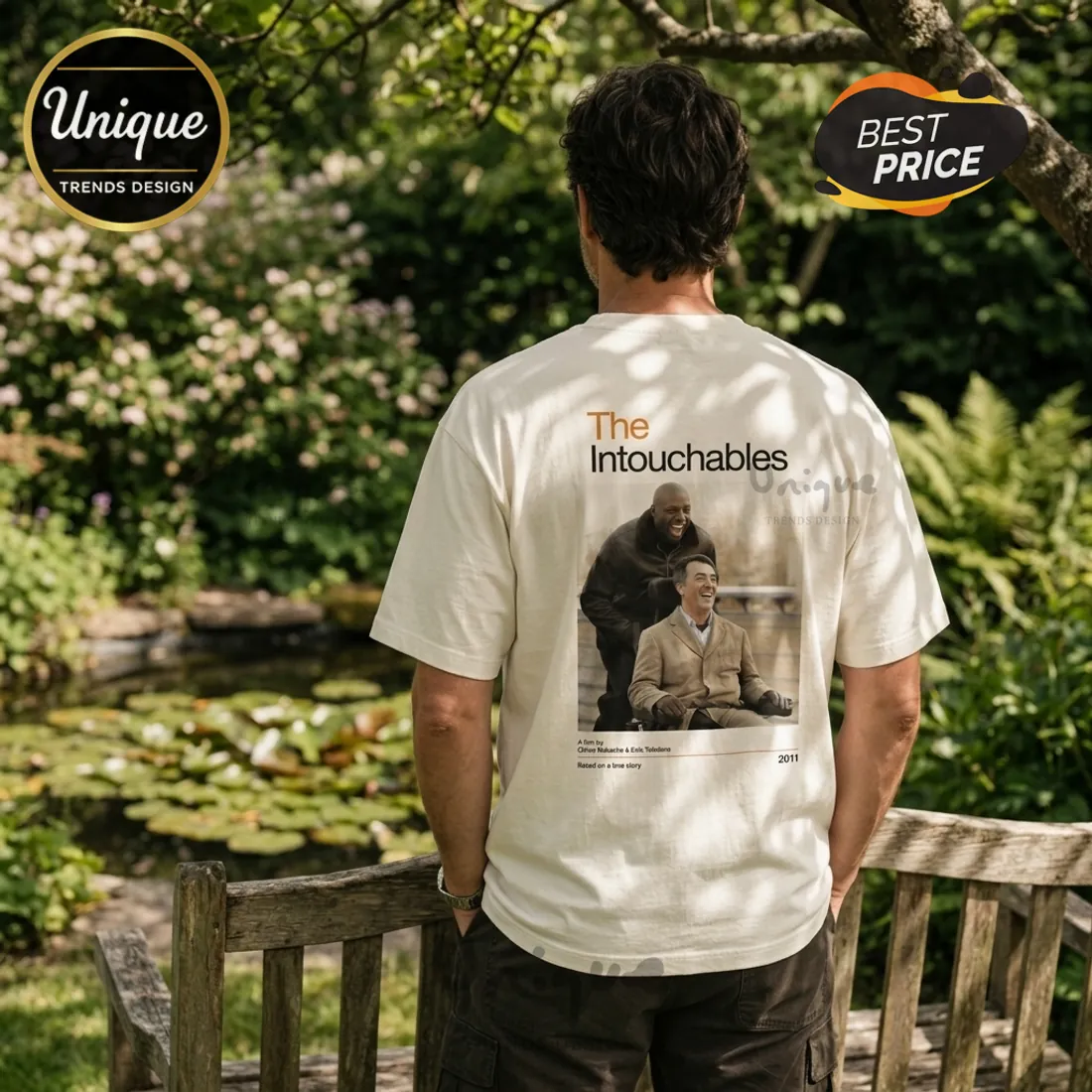 The Intouchables 2011 Film Premium Cotton T-Shirt The Intouchables 2011 Film Premium Cotton T-Shirt