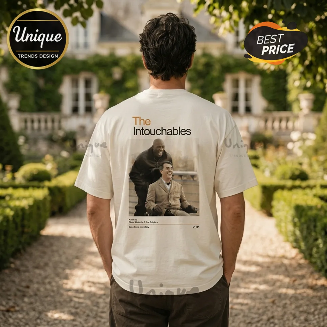 The Intouchables 2011 Film Premium Cotton T-Shirt The Intouchables 2011 Film Premium Cotton T-Shirt