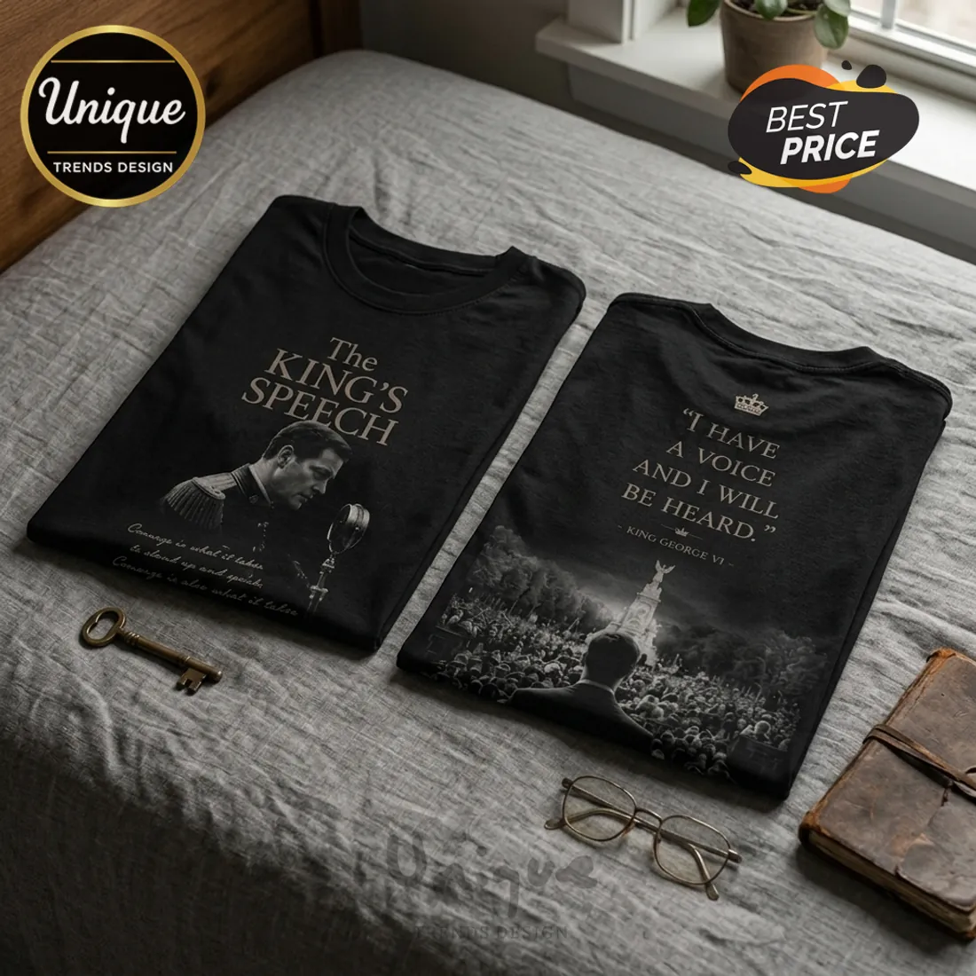 The King’s Speech Premium Cotton T-Shirt The King’s Speech Premium Cotton T-Shirt