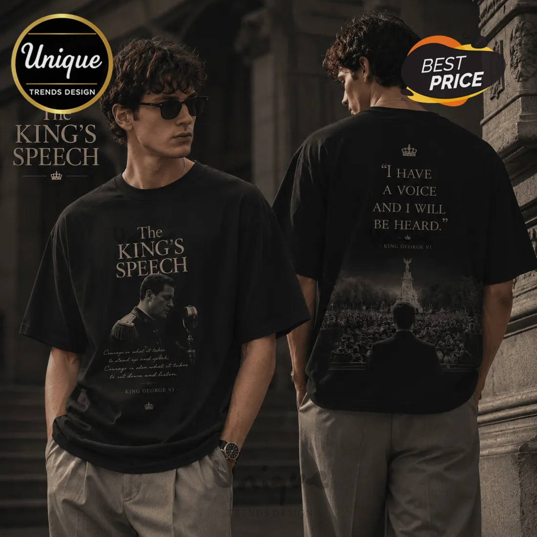 The King’s Speech Premium Cotton T-Shirt The King’s Speech Premium Cotton T-Shirt