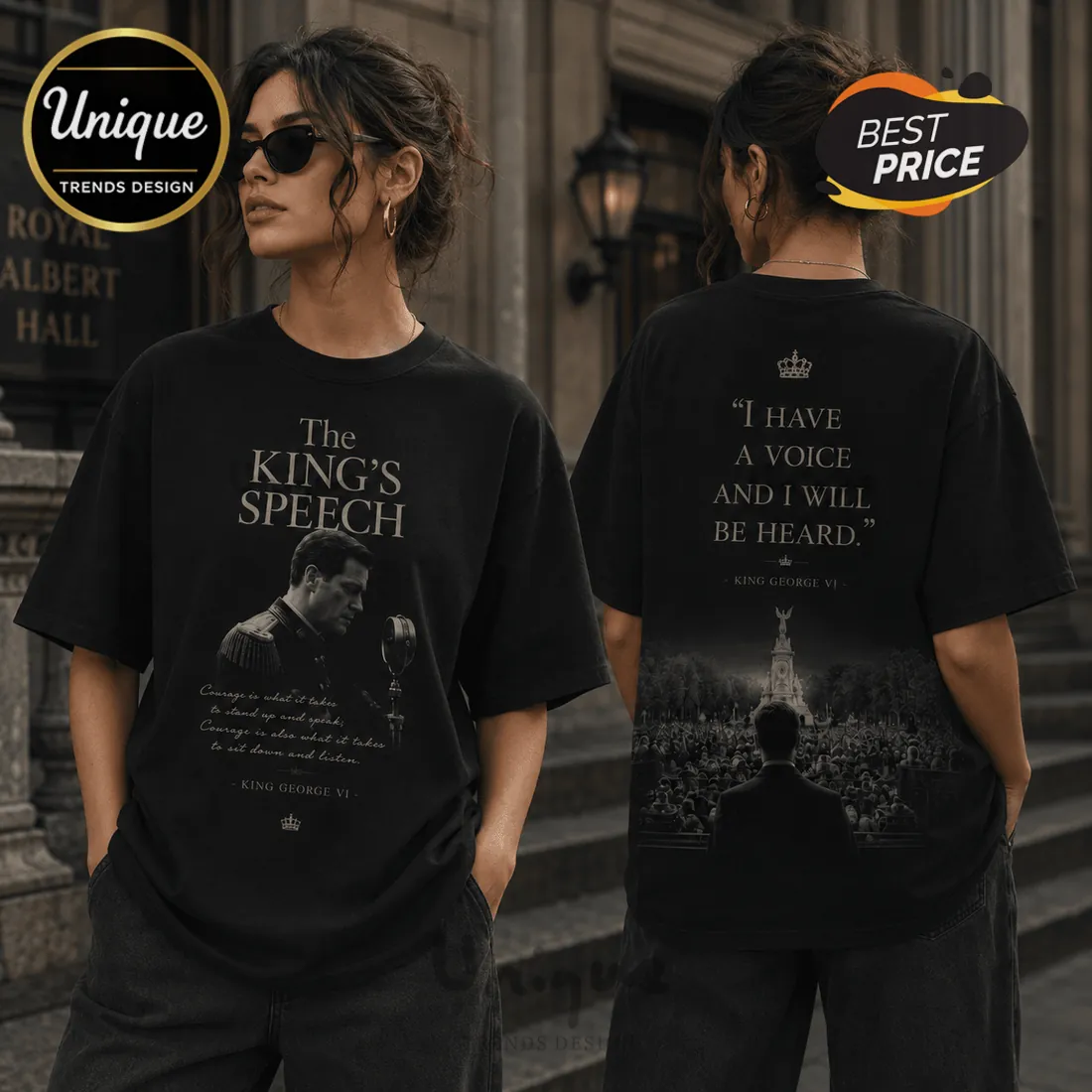 The King’s Speech Premium Cotton T-Shirt The King’s Speech Premium Cotton T-Shirt