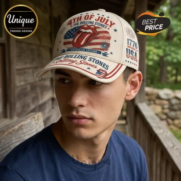The Rolling Stones 4th of July American Legend USA Anniversary Cap