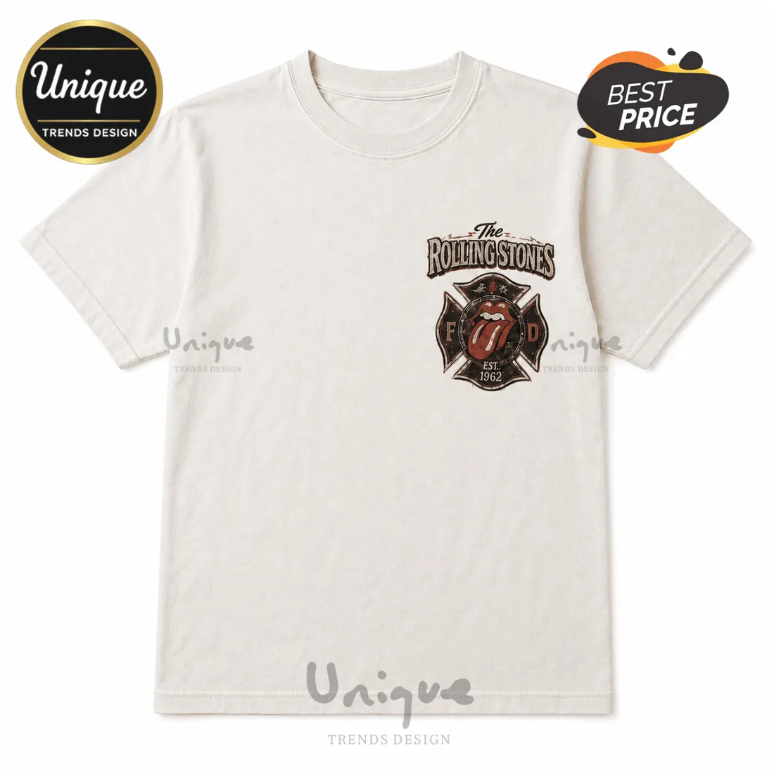 The Rolling Stones Firefighter Limited Edition T-Shirt The Rolling Stones Firefighter Limited Edition T-Shirt