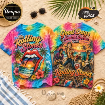 The Rolling Stones Good Days Beach Scene Shirt
