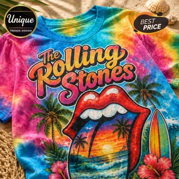 The Rolling Stones Good Days Beach Scene Shirt