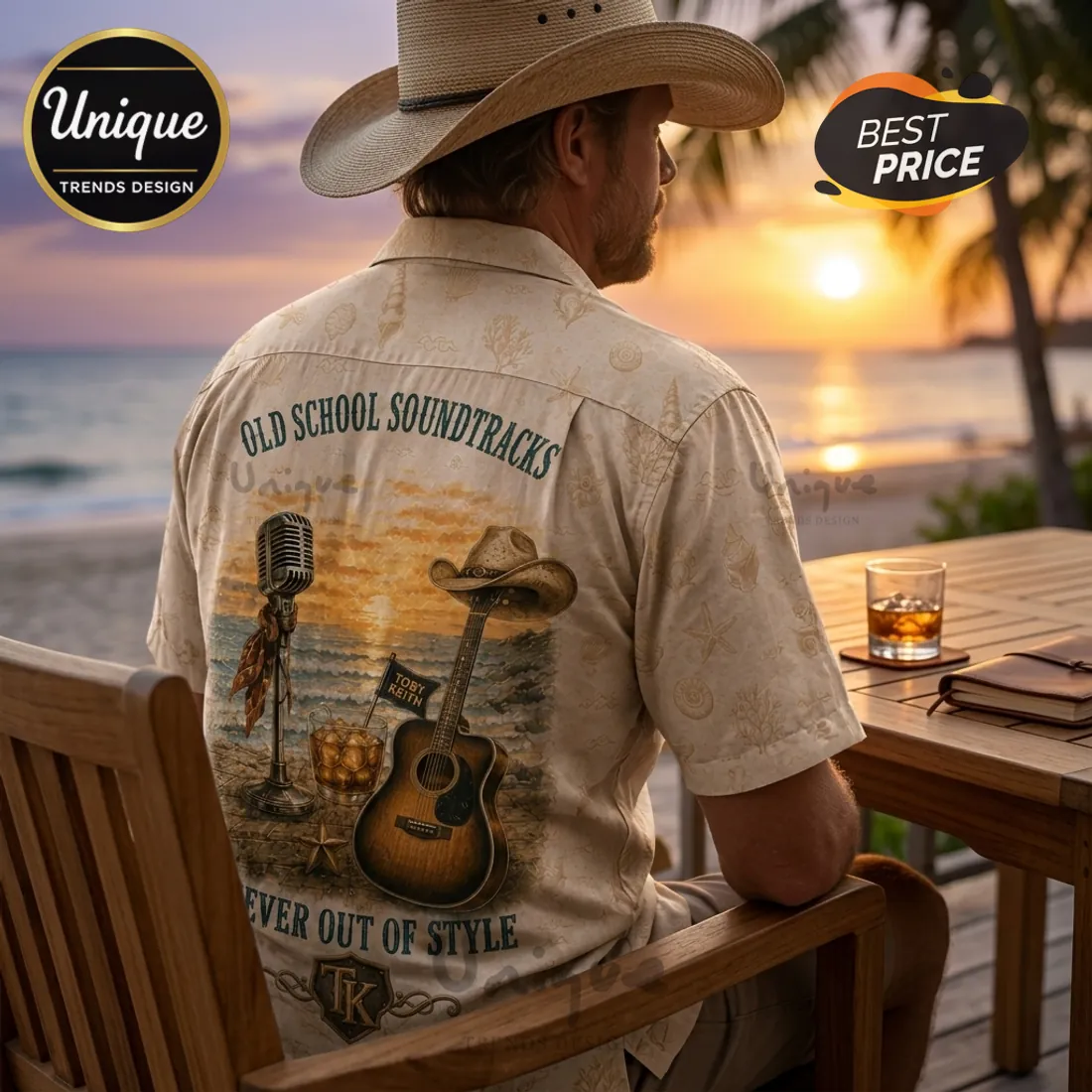 Toby Keith Country Music Casual Button Down Shirt Toby Keith Country Music Casual Button Down Shirt
