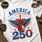 Tom Petty America 250 Years 1776-2026 Anniversary T-Shirt