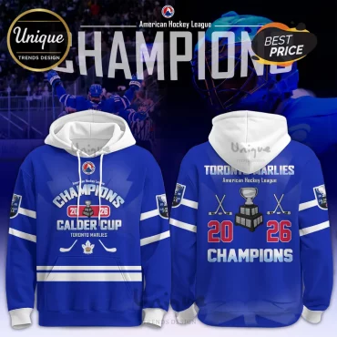 Toronto Marlies AHL 2026 Calder Cup Champions Hoodie