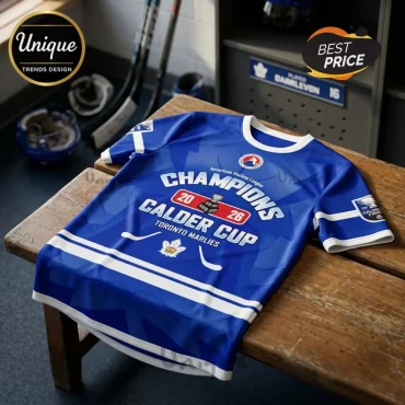Toronto Marlies American Hockey League 2026 Champions Royal Blue Shirt