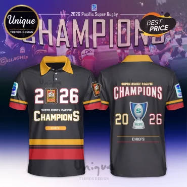 Waikato Chiefs Super Rugby 2026 Champions Polo Shirt