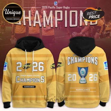 Wellington Hurricanes 2026 Super Rugby Champions Hoodie