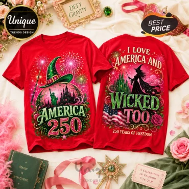 Wicked Musical x America 250 Years of Freedom Graphic T-Shirt