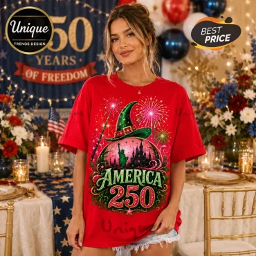Wicked Musical x America 250 Years of Freedom Graphic T-Shirt