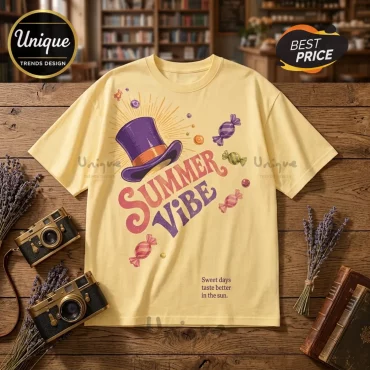 Willy Wonka Yellow Summer Vibes T-Shirt