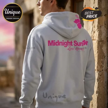 Zara Larsson Midnight Sun Tour 2026 Hibiscus Graphic Hoodie