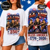 ZZ Top America 250 Celebration 1776-2026 Independence Day Shirt