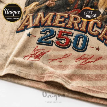 ZZ Top America 250 Years of Freedom Vintage American Flag Shirt