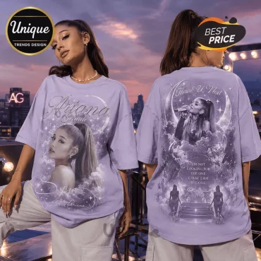 Ariana Grande Thank U Next Lilac T-Shirt