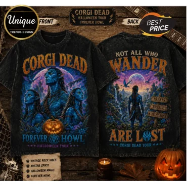 Avatar Corgi Dead Vintage Wash T-Shirt