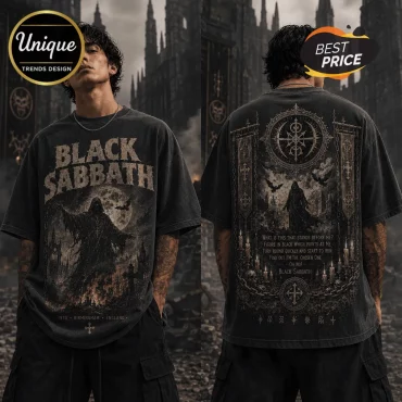 Black Sabbath 1970 Birmingham Heavy Cotton T-Shirt