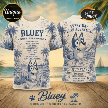 Bluey Playful Adventures Special Edition T-Shirt