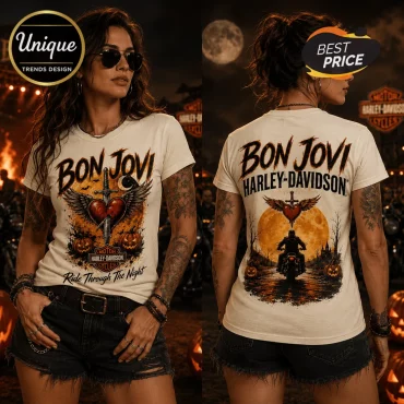 Bon Jovi x Harley-Davidson Halloween T-Shirt 2026