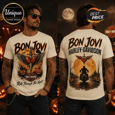 Bon Jovi x Harley-Davidson Halloween T-Shirt 2026